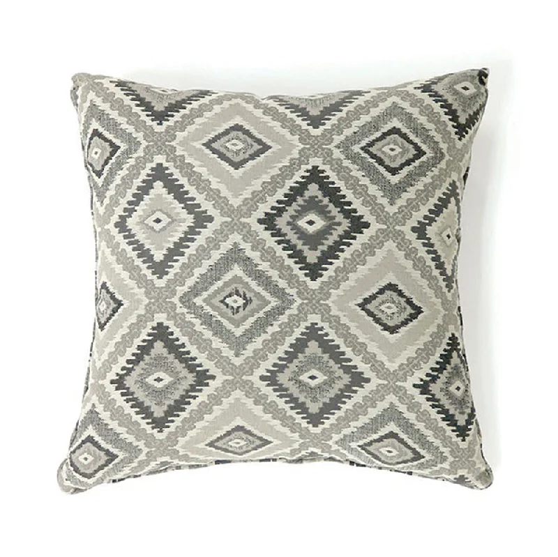 Benzara Deamund Contemporary Pillow, Gray, Set of 2, Small